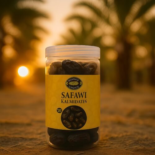 Nature's Choice Kalmi (Safawi) Dates 500 Gm Jar